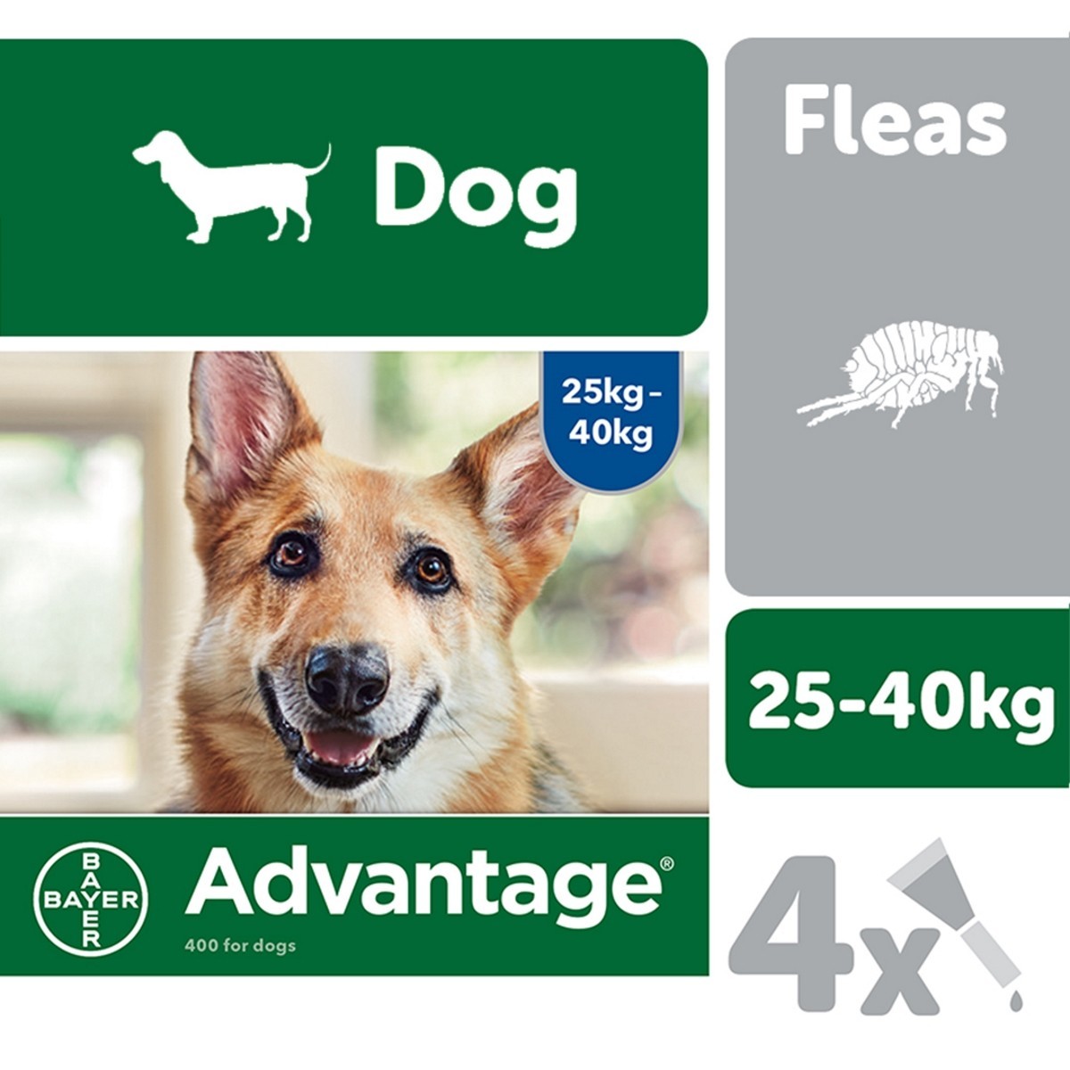 Advantage 400 Flea Treatment for Dogs 4 