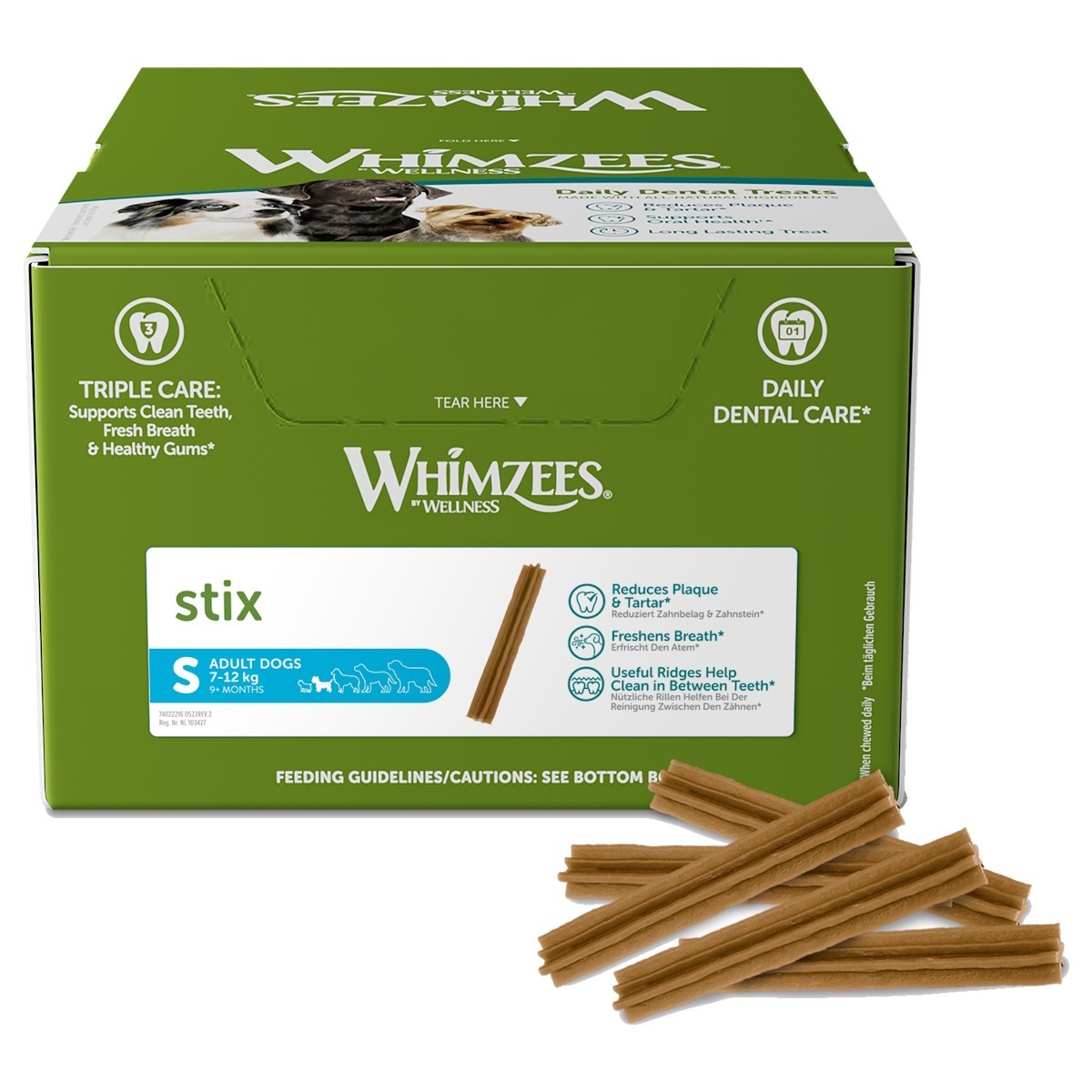 Whimzees best sale stix large