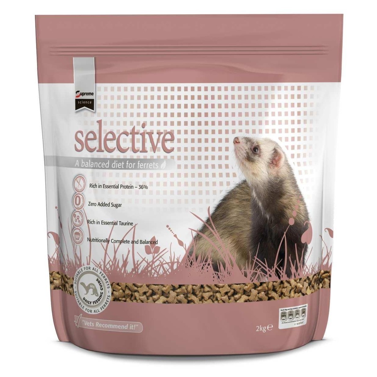 Selective 2025 ferret food