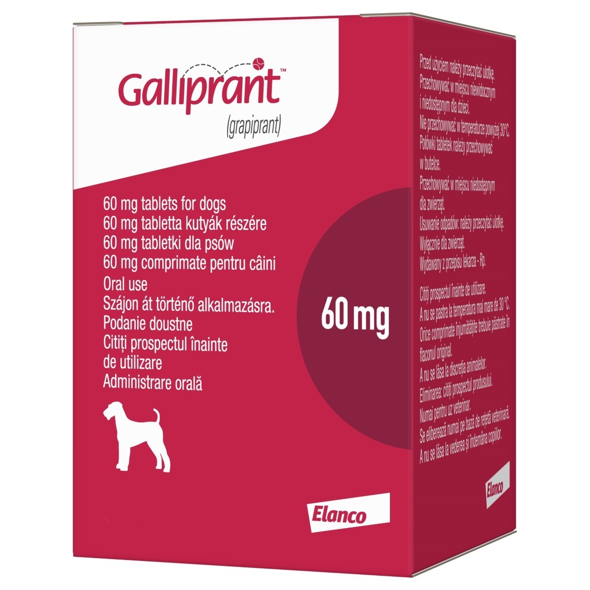 Galliprant 60mg Flavoured Tablets For Dogs From 1 40