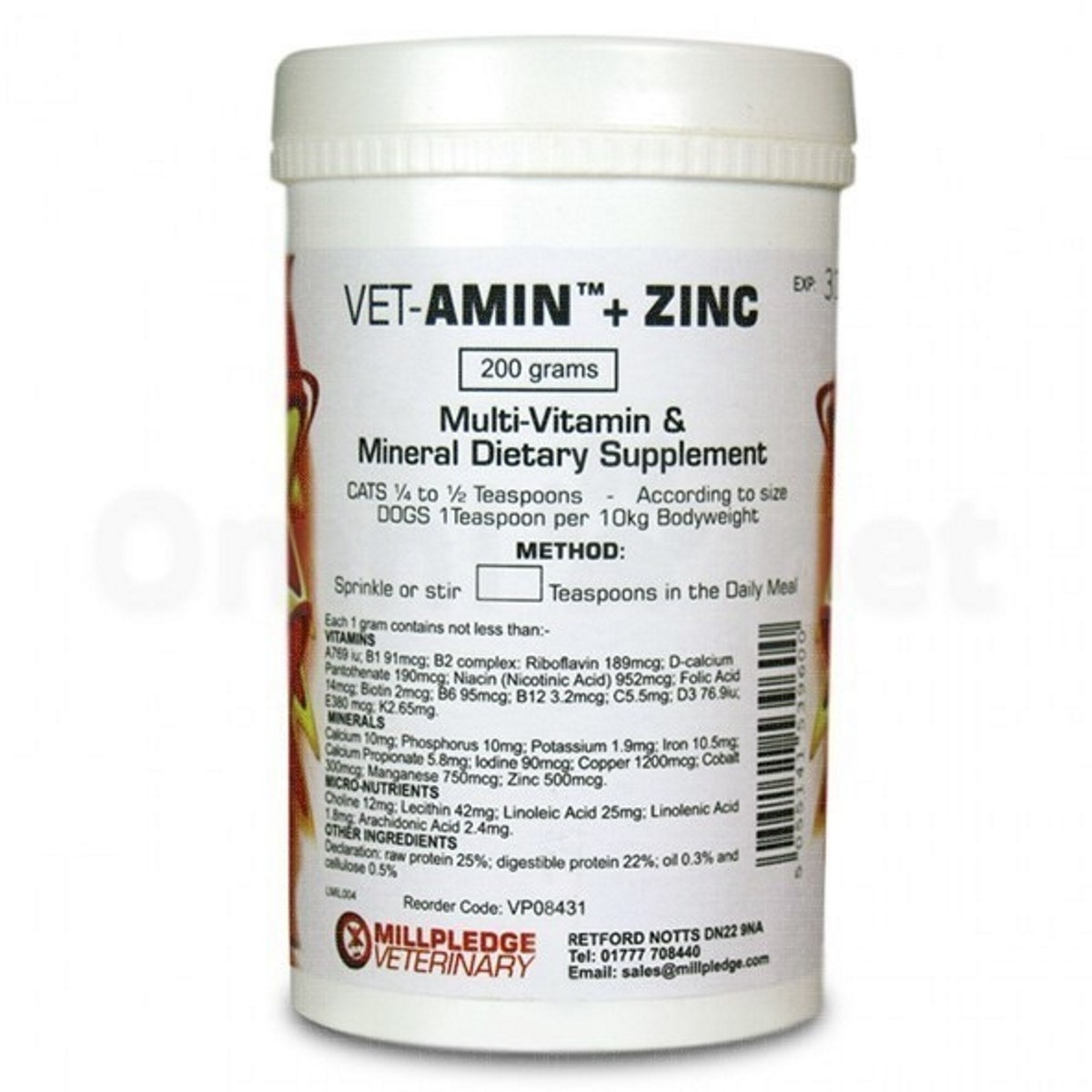 zinc supplement for cats