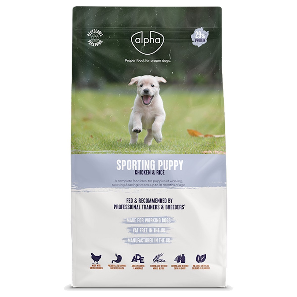 Alpha Sporting Puppy Dry Food From 8.59