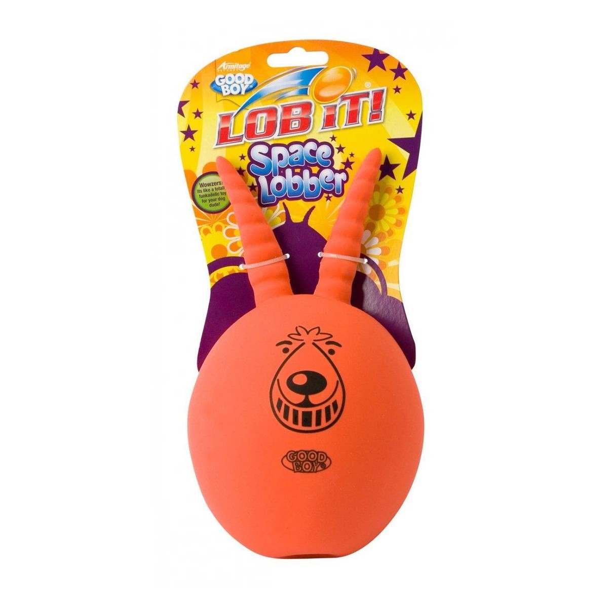 Space lobber cheap dog toy