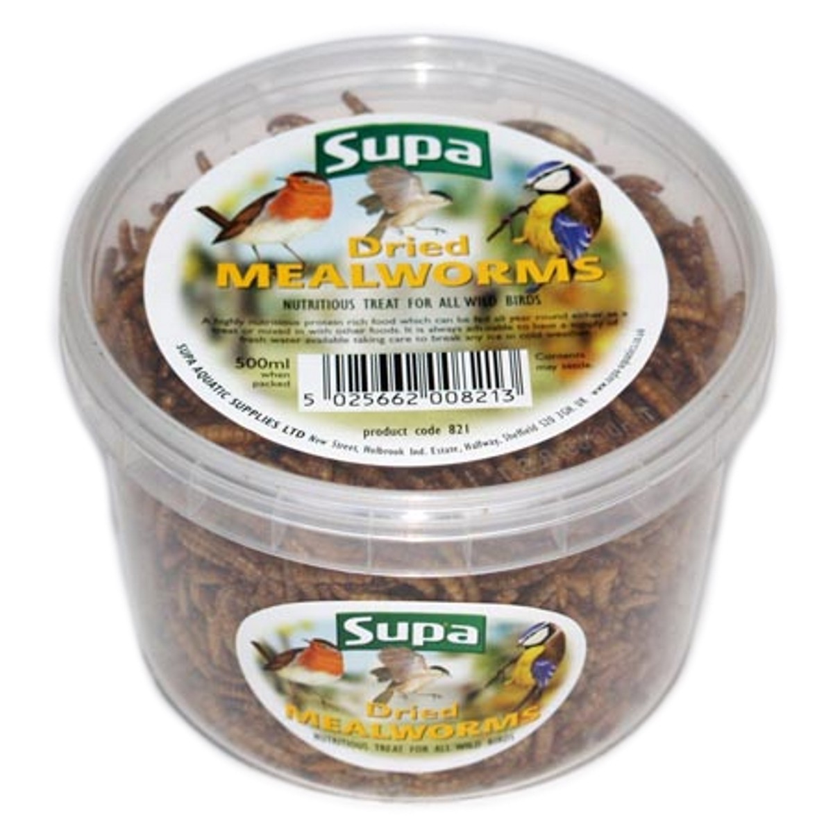 supa dried mealworms