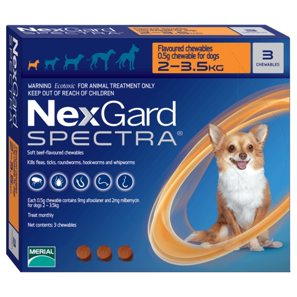 NexGard Spectra Chewable Tablets for 