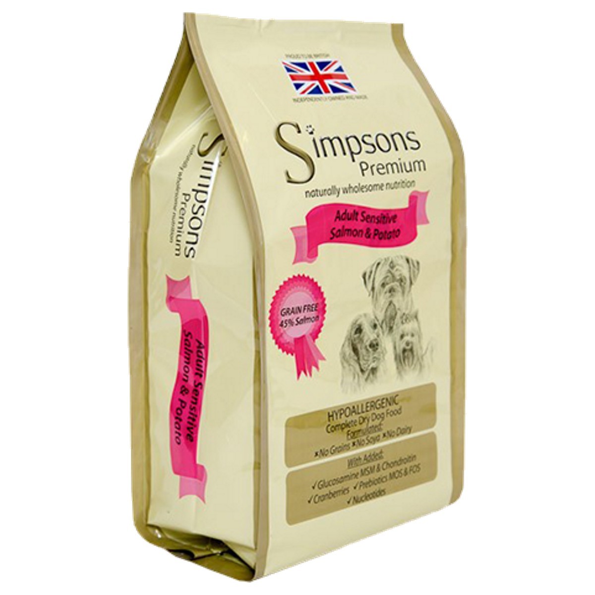 simpsons premium sensitive adult salmon & potato
