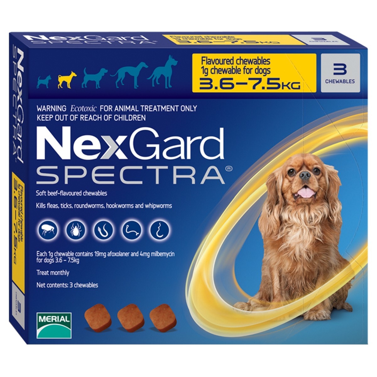 nexgard spectra small dog