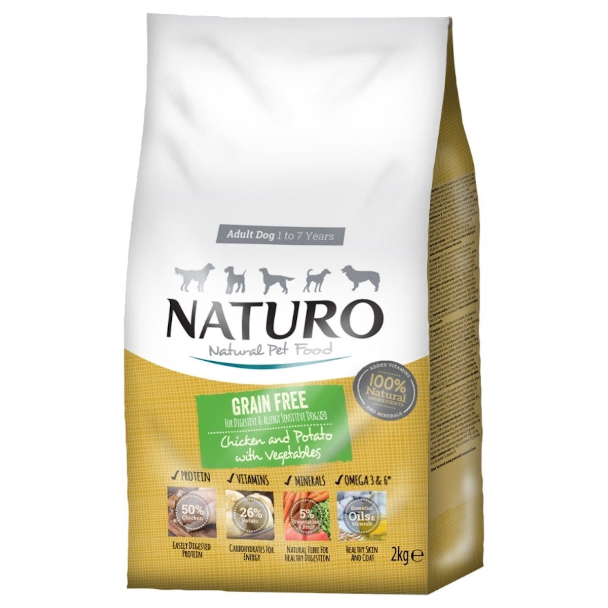 Naturo Adult Grain Free Dry Dog Food Chicken From 8.27