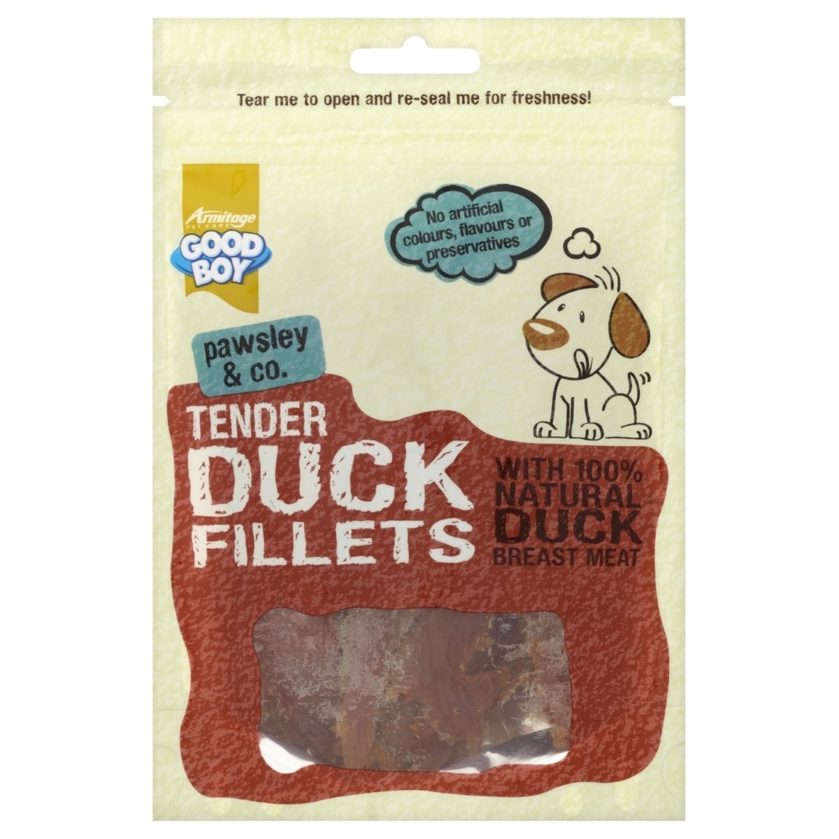 duck fillets dog treats