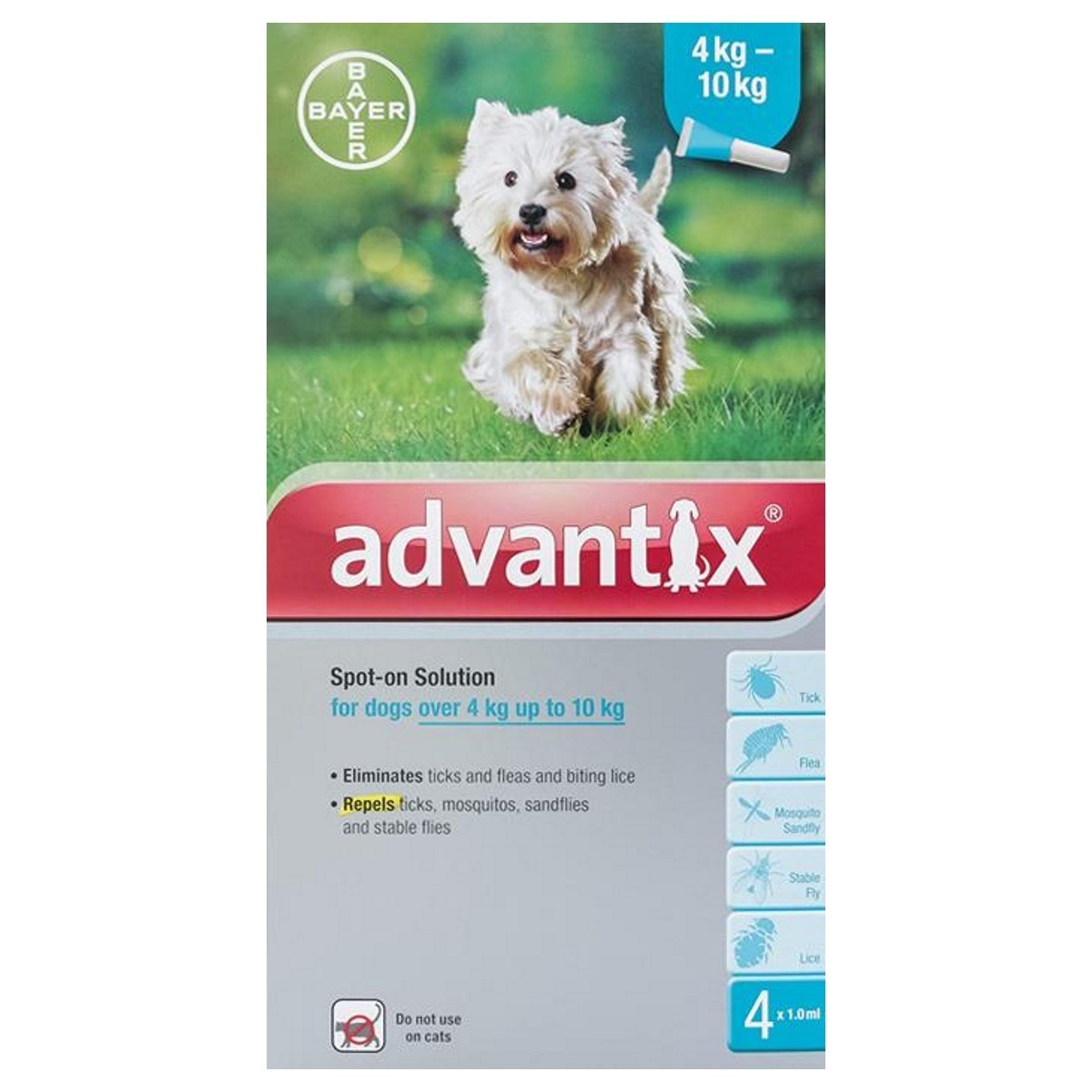 Advantix for Medium Dogs 1.0 ml - From 