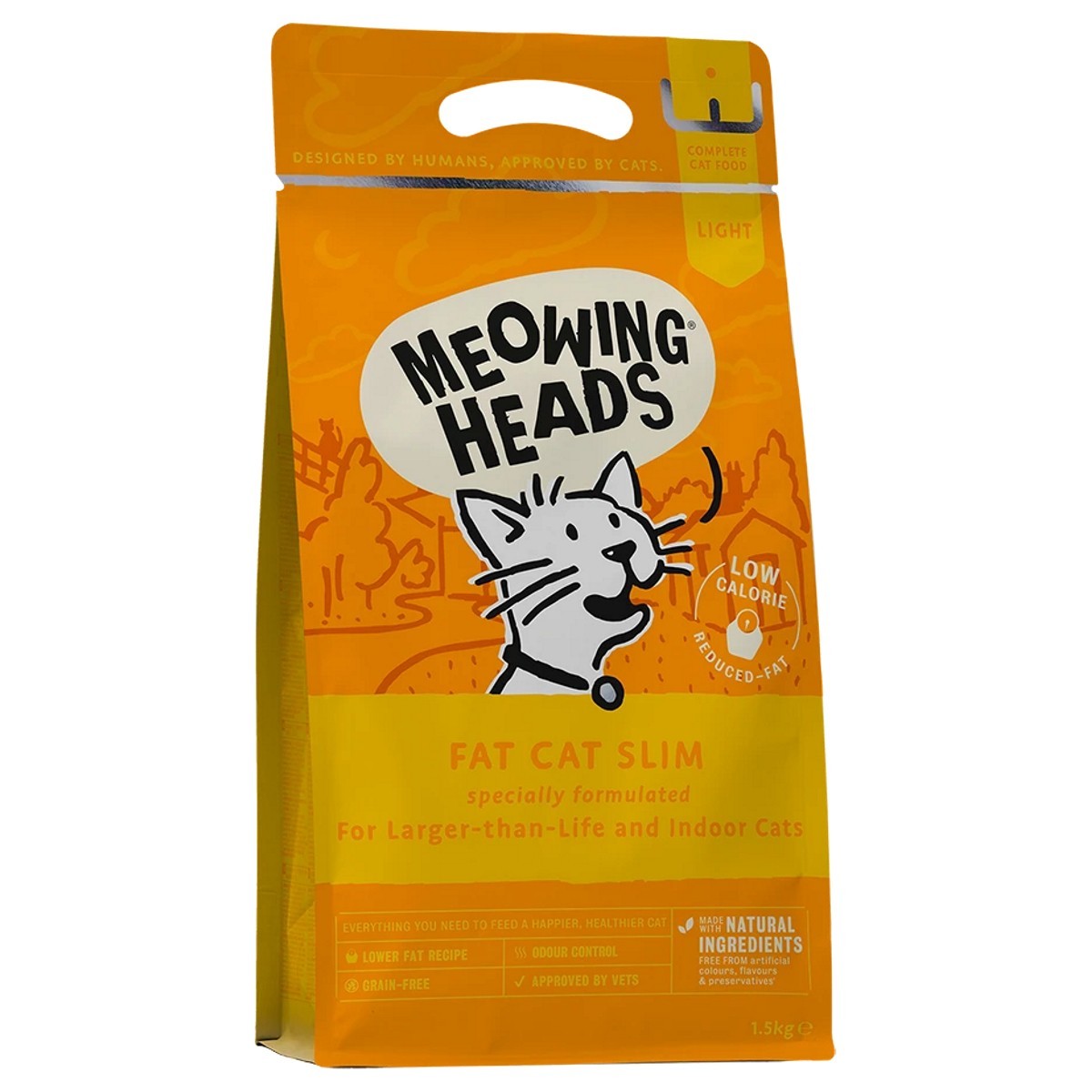 Meowing heads cat food pouches hotsell