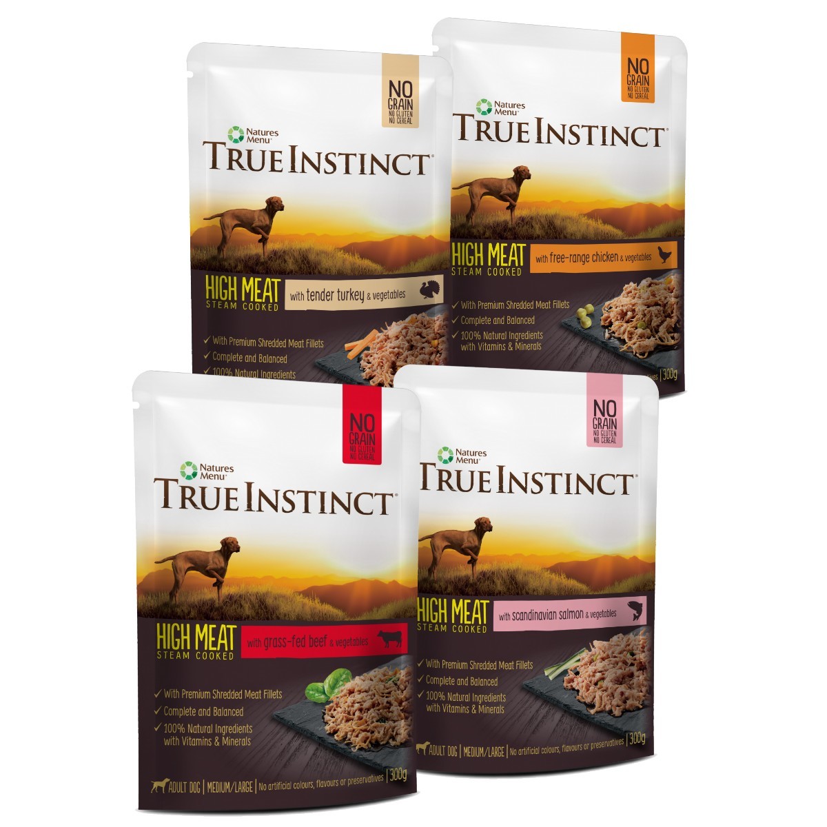 true instinct natures menu