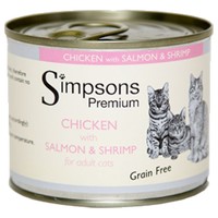 Simpsons Premium Adult Wet Cat Food (Chicken with Salmon & Shrimp) big image