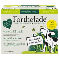 Forthglade Grain Free Complete Puppy Wet Dog Food Variety Pack (Lamb/Chicken with Liver) big image