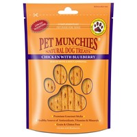 Pet Munchies Chicken with Blueberry Treats for Dogs 80g big image
