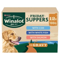 Winalot Friday Suppers Adult Wet Dog Food in Gravy (Multipack) big image