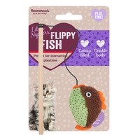 Rosewood Little Nippers Flippy Fish Cat Toy big image
