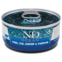 Farmina N&D Ocean Wet Cat Food (Ocean Tuna, Cod, Shrimp & Pumpkin) big image