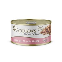 Applaws Adult Cat Food in Broth Tins (Tuna Fillet & Prawn) big image