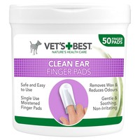 Vet's Best Clean Ear Finger Pads (50 Pads) big image