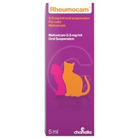 Rheumocam 0.5mg/ml Oral Suspension for Cats big image