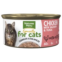 Natures Menu Especially for Cats Wet Cat Food (Chicken with Salmon & Tuna) big image