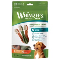 Whimzees Toothbrush Dog Chews (Resealable Pack) big image