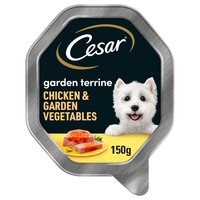 Cesar Garden Terrine Adult Wet Dog Food Trays (Chicken & Vegetable) big image