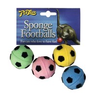 Pet Love Sponge Football Cat Toy big image