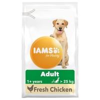 Iams for Vitality Large Breed Adult Dog Food (Fresh Chicken) 12kg big image