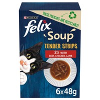 Felix Soup Tender Strips Wet Cat Food (Farm Selection) big image
