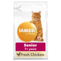 Iams for Vitality Senior Cat Food (Fresh Chicken) big image