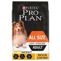 Purina Pro Plan OptiWeight Light/Sterilised Adult Dog Food (Chicken) big image