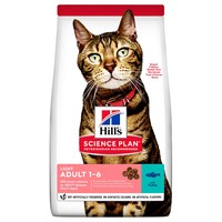 Hills Science Plan Light Adult Dry Cat Food (Tuna) big image