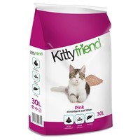 Kittyfriend Pink Cat Litter 30L big image
