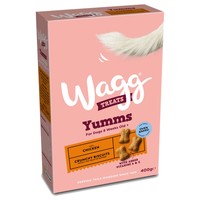 Wagg Yumms with Chicken Crunchy Treats for Dogs 400g big image
