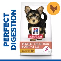 Hills Science Plan Perfect Digestion Small & Mini Puppy Dry Dog Food big image