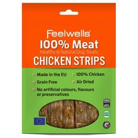 Feelwells 100% Meat Healthy & Natural Dog Treats (Chicken Strips) 100g big image