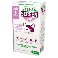 Flea Screen Combo Spot-On Solution for Cats big image