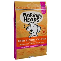 Barking Heads Complete Adult Dry Large Dog Food (Bowl Lickin' Chicken) 12kg big image
