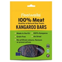 Feelwells 100% Meat Healthy & Natural Dog Treats (Kangaroo Bars) 100g big image