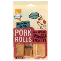Good Boy Pawsley & Co Pork Rolls (Pack of 3) big image
