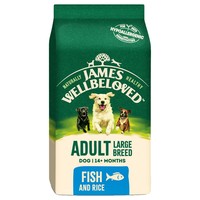 James Wellbeloved Adult Dog Large Breed Dry Food (Fish & Rice) 15kg big image