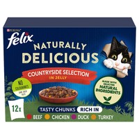 Felix Naturally Delicious Adult Cat Food in Jelly (Countryside Selection) big image