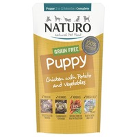 Naturo Puppy Grain Free Wet Dog Food Pouches (Chicken) big image