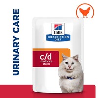 Hills Prescription Diet CD Urinary Stress Pouches for Cats big image