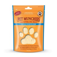 Pet Munchies Ocean White Fish Treats for Dogs 100g big image