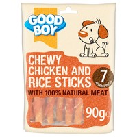 Good Boy Pawsley & Co Chewy Chicken & Rice Sticks Dog Treats big image