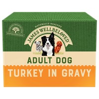 James Wellbeloved Adult Dog Wet Food Pouches (Turkey & Rice) big image