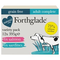Forthglade Grain Free Complete Adult Wet Dog Food (Salmon/Sardines) big image